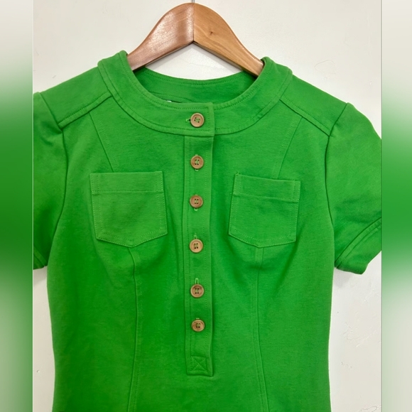 Diane Von Furstenberg Green Dress Size 4 - Picture 1 of 7